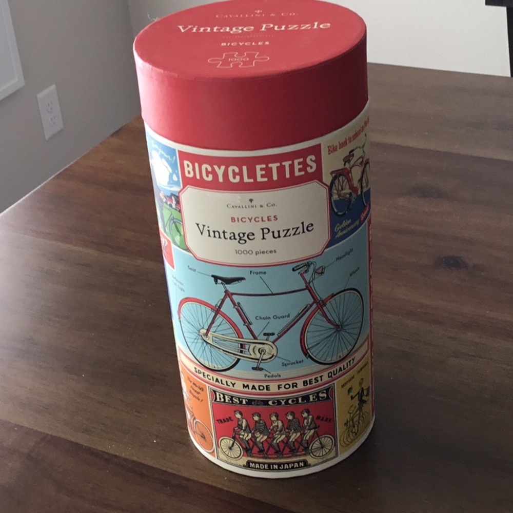 Cavallini Vintage Bicycle 1000 pc Puzzle